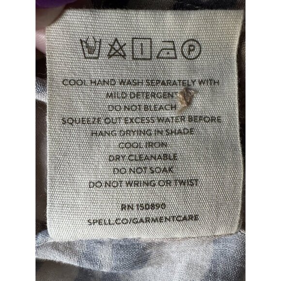 Spell and the Gypsy Collective Women's Sz XS Banksia Shirt Dress Animale Print - Picture 7 of 8